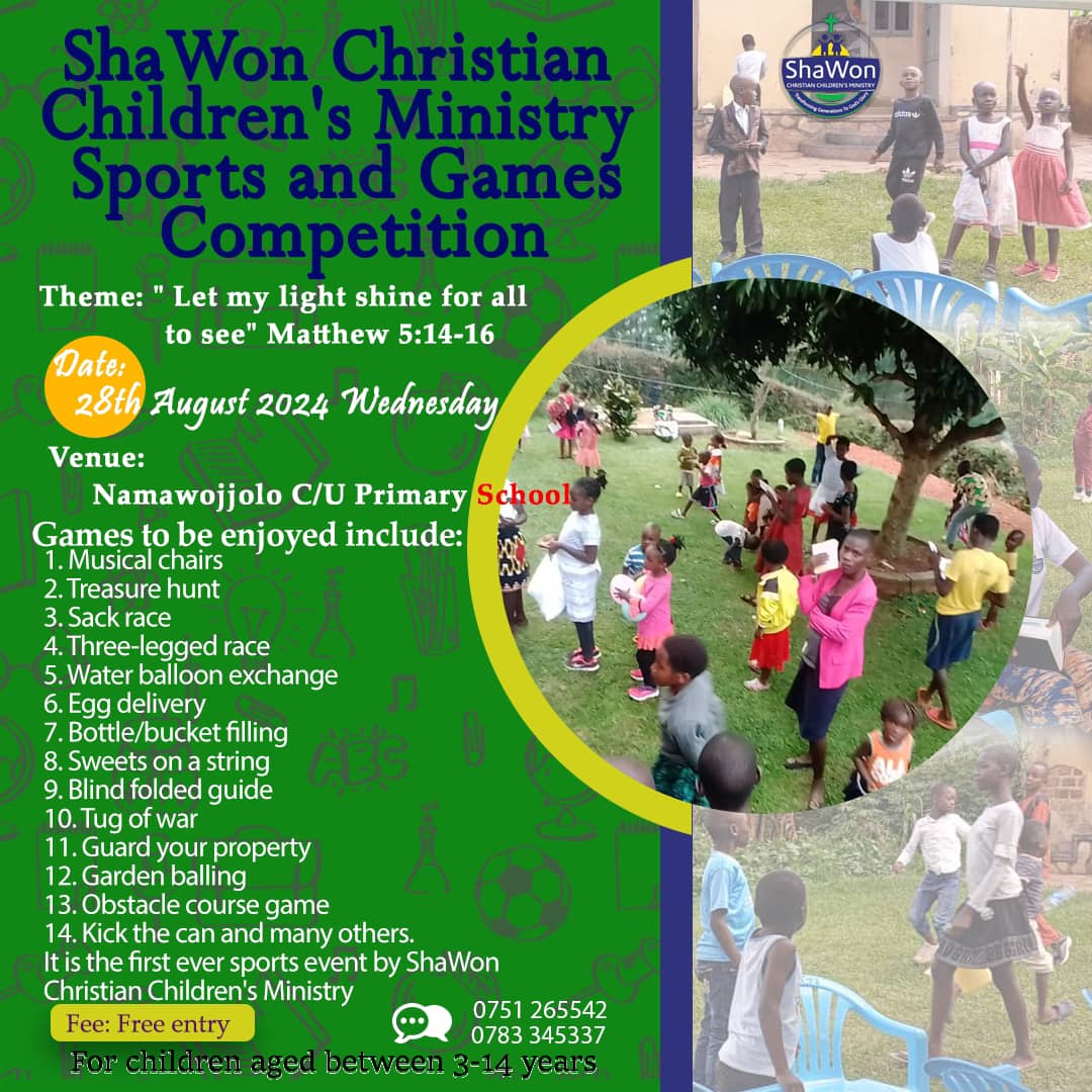 Sha Won Christian Children’s Ministry Sport and Games Competition